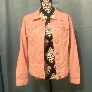 Time and tru pink denim Jean Jacket M